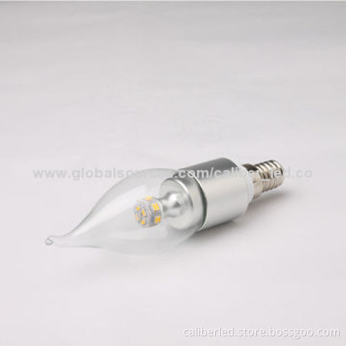 LED candle bulb with good quality and low price, CE & RoHS passed, 3-year warranty
